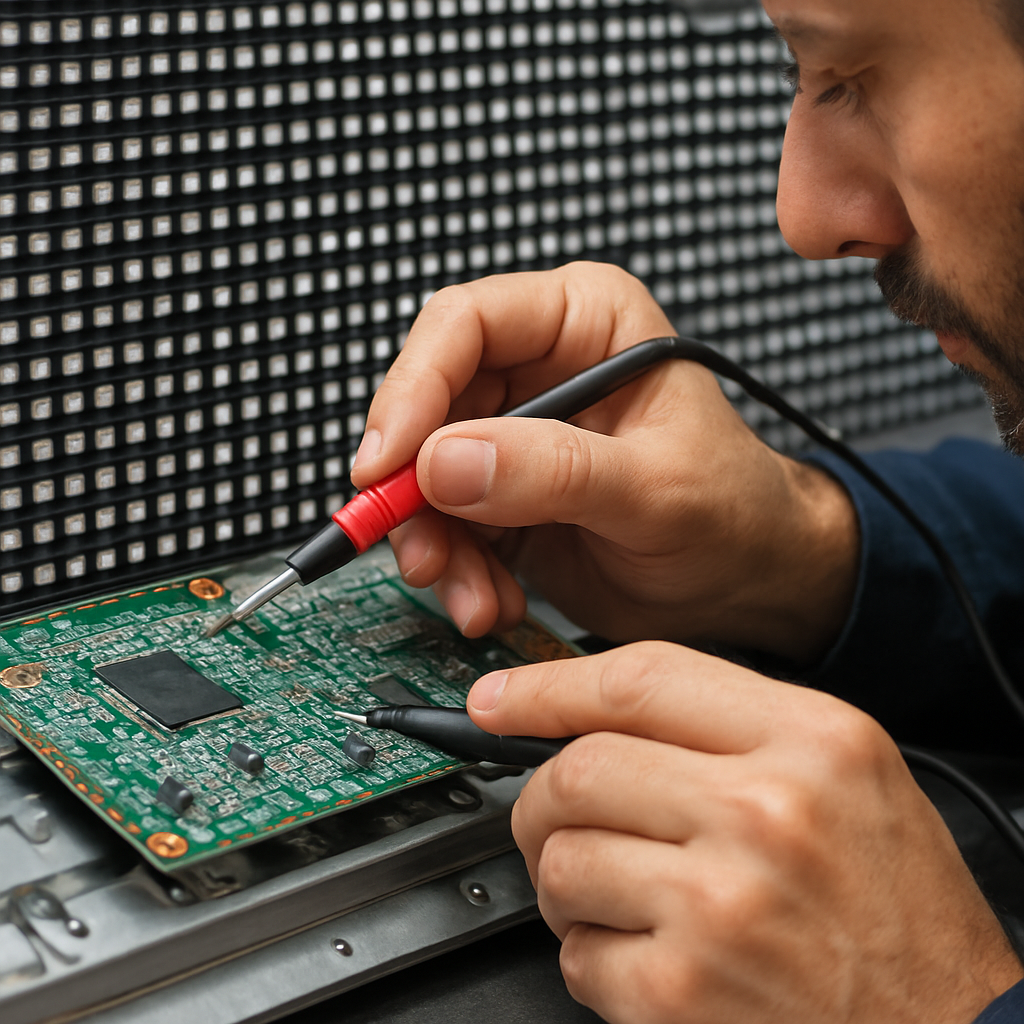 TV screen panel repair